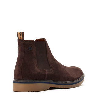 Base London Mens Hooper Suede Chelsea Boots - Brown - Daley Footwear