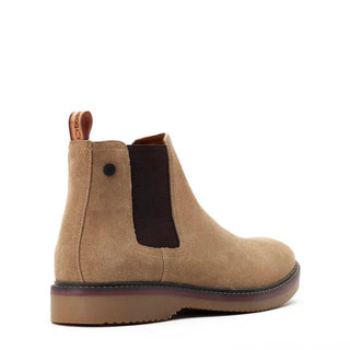 Base London Mens Hooper Suede Chelsea Boots - Sand - Daley Footwear