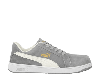 PUMA Iconic Suede Low Safety Trainers - Grey - Daley Footwear