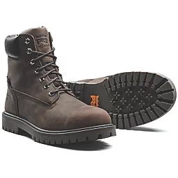 Timberland Pro Iconic Waterproof Safety Boots - Brown - Daley Footwear