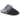 Womens Black Cuff Mule Slipper - Daley Footwear
